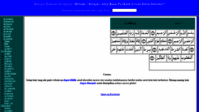 What Quran.bblm.go.id website looked like in 2021 (3 years ago)