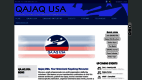 What Qajaqusa.org website looked like in 2021 (3 years ago)