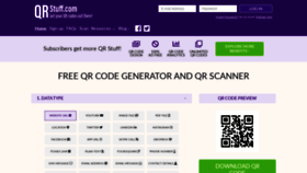 What Qrs.ly website looked like in 2021 (3 years ago)