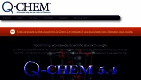 What Q-chem.com website looked like in 2021 (2 years ago)