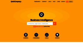 What Quickcompany.in website looked like in 2021 (2 years ago)
