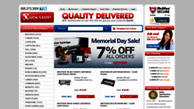 What Quikshiptoner.com website looked like in 2021 (4 years ago)