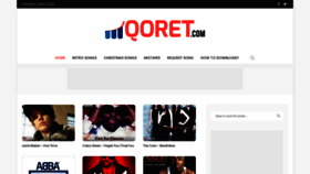 What Qoret.com website looked like in 2021 (2 years ago)