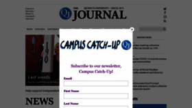 What Queensjournal.ca website looked like in 2021 (2 years ago)