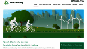 What Quickelectricity.com website looked like in 2021 (2 years ago)