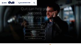 What Quit.org.au website looked like in 2021 (2 years ago)
