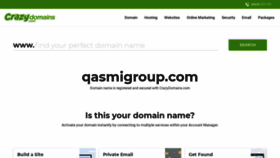 What Qasmigroup.com website looked like in 2021 (2 years ago)
