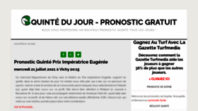 What Quintedujour.fr website looked like in 2021 (2 years ago)