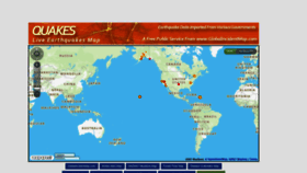 What Quakes.globalincidentmap.com website looked like in 2021 (2 years ago)