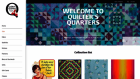 What Quiltersqtrs.com website looked like in 2021 (2 years ago)