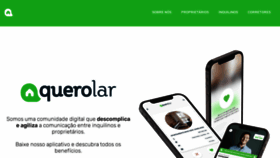 What Querolar.com.br website looked like in 2021 (2 years ago)