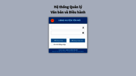 What Qlvbyenmo.ninhbinh.gov.vn website looked like in 2021 (2 years ago)