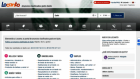 What Quito.locanto.com.ec website looked like in 2021 (2 years ago)