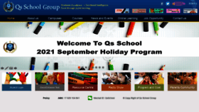 What Qsschool.com.au website looked like in 2021 (2 years ago)