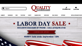 What Qualityflooring4less.com website looked like in 2021 (2 years ago)