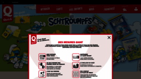 What Quick.fr website looked like in 2021 (2 years ago)