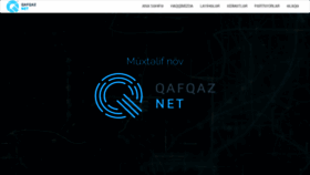 What Qafqaz.net website looked like in 2021 (2 years ago)