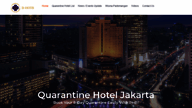What Quarantinehotelsjakarta.com website looked like in 2021 (2 years ago)