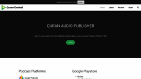 What Qurancentral.com website looked like in 2021 (2 years ago)