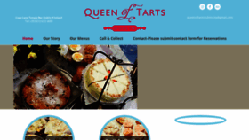 What Queenoftarts.ie website looked like in 2021 (2 years ago)