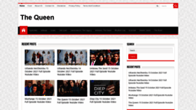 What Queenjustyna.com website looked like in 2021 (2 years ago)