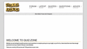 What Quiz-zone.co.uk website looked like in 2021 (2 years ago)