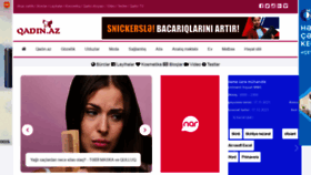 What Qadin.az website looked like in 2021 (2 years ago)