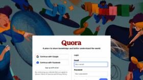 What Quora.com website looked like in 2021 (2 years ago)