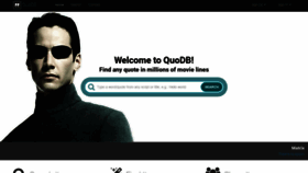 What Quodb.com website looked like in 2021 (2 years ago)