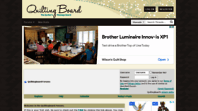 What Quiltingboard.com website looked like in 2021 (2 years ago)