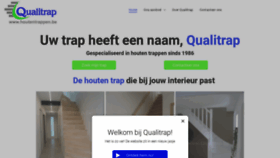 What Qualitrap.be website looked like in 2021 (2 years ago)