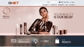 What Qnet.net.my website looked like in 2021 (3 years ago)
