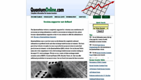 What Quantumonline.com website looked like in 2022 (2 years ago)