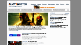 What Quotenmeter.de website looked like in 2022 (2 years ago)
