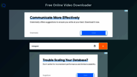 What Qvideodownloader.com website looked like in 2022 (2 years ago)