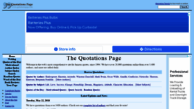 What Quotationspage.com website looked like in 2022 (2 years ago)