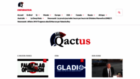 What Qactus.fr website looked like in 2022 (2 years ago)