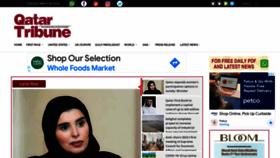 What Qatar-tribune.com website looked like in 2022 (2 years ago)