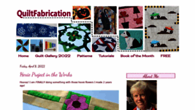 What Quiltfabrication.com website looked like in 2022 (2 years ago)
