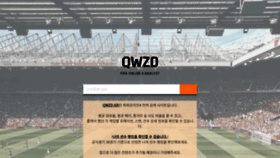 What Qwzd.kr website looked like in 2022 (3 years ago)