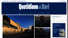 What Quotidianodibari.it website looked like in 2022 (1 year ago)