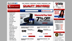 What Quikshiptoner.com website looked like in 2022 (3 years ago)