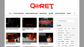 What Qoret.com website looked like in 2022 (1 year ago)