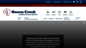 What Qcusd.org website looked like in 2022 (1 year ago)