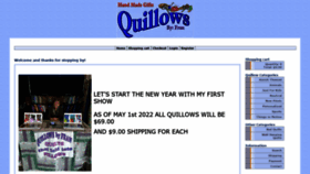 What Quillowsbyfran.com website looked like in 2022 (1 year ago)