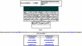 What Quran.bblm.go.id website looked like in 2022 (1 year ago)