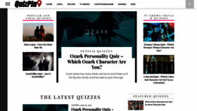 What Quizpin.com website looked like in 2022 (1 year ago)