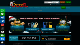 What Qqdomino88.net website looked like in 2022 (1 year ago)