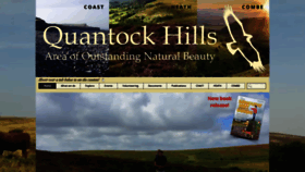 What Quantockhills.com website looked like in 2022 (1 year ago)