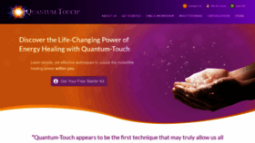 What Quantumtouch.com website looked like in 2022 (1 year ago)